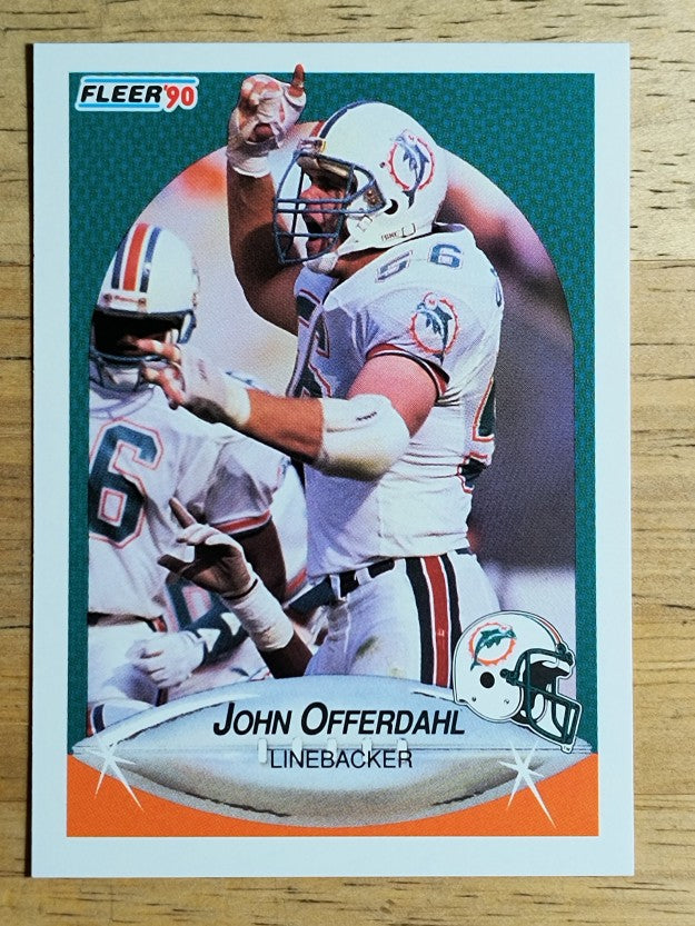 1990 Fleer #245 John Offerdahl
