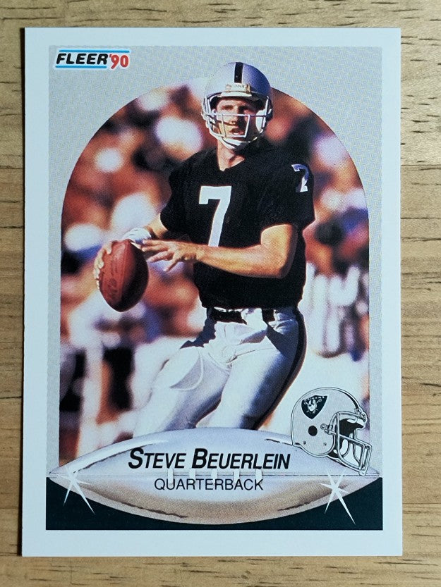 1990 Fleer #251 Steve Beuerlein
