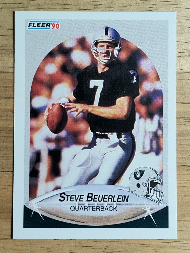 1990 Fleer #251 Steve Beuerlein