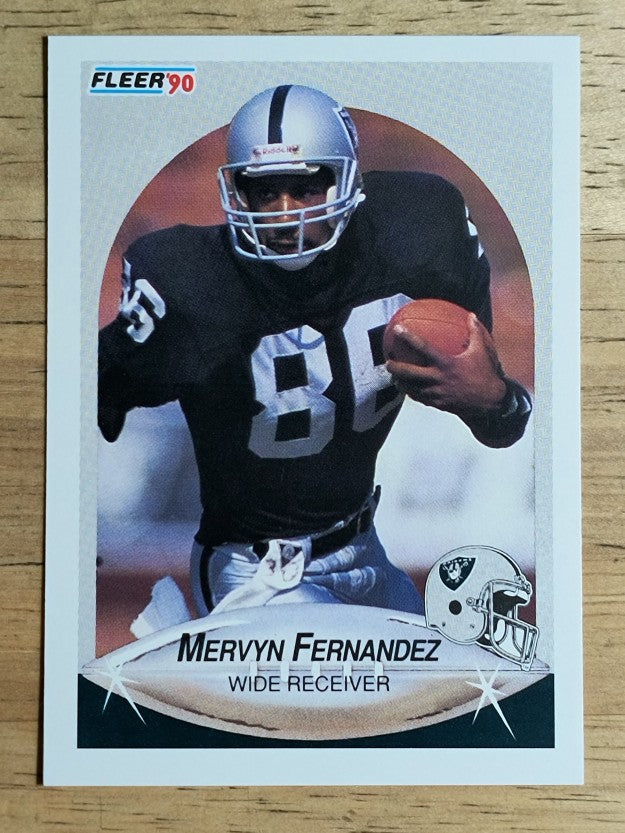 1990 Fleer #253 Mervyn Fernandez