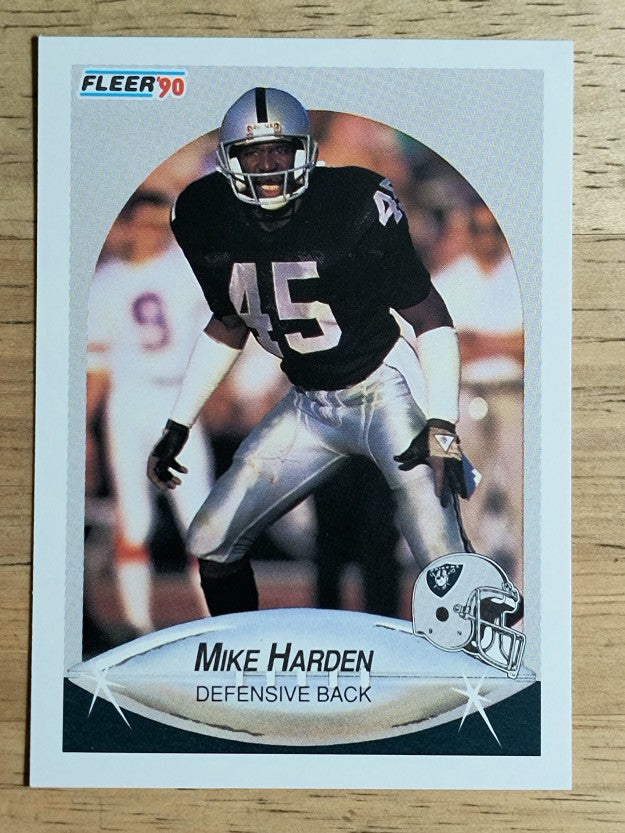 1990 Fleer #255 Mike Harden