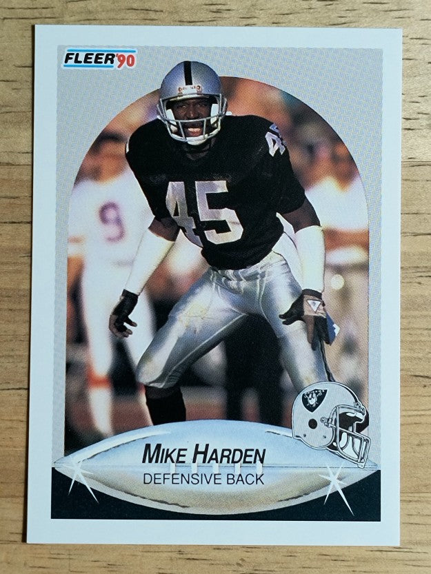 1990 Fleer #255 Mike Harden