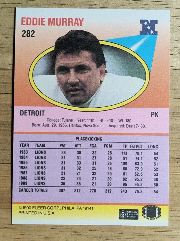 1990 Fleer #282 Eddie Murray