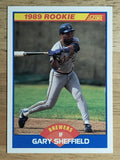 1989 Score #625 Gary Sheffield RC