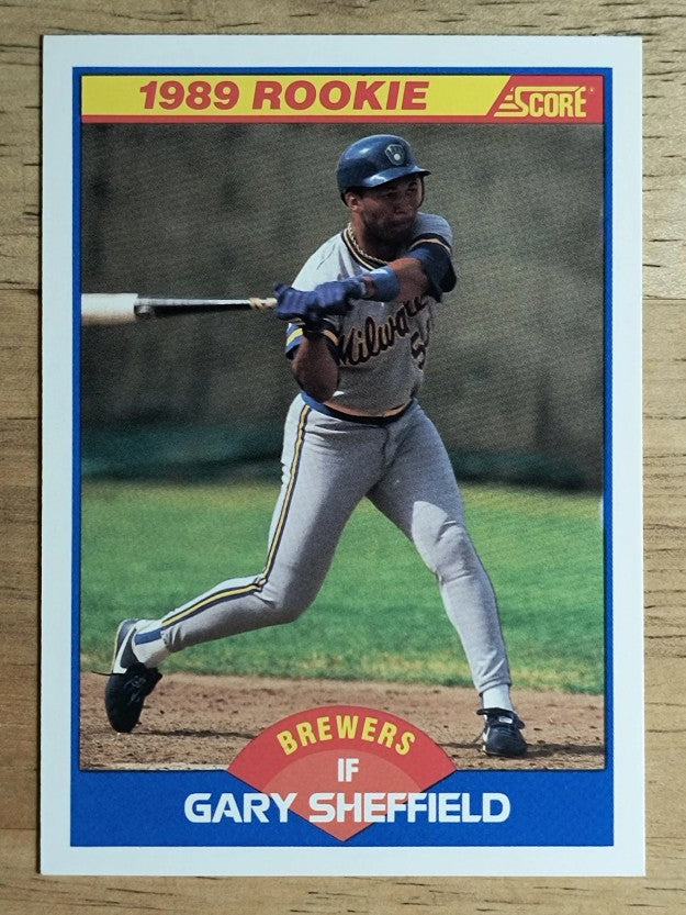 1989 Score #625 Gary Sheffield RC