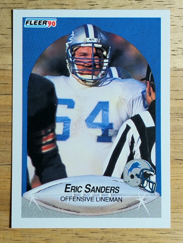 1990 Fleer #285 Eric Sanders RC
