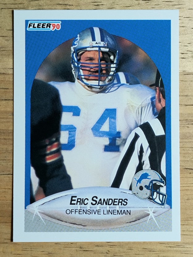 1990 Fleer #285 Eric Sanders RC