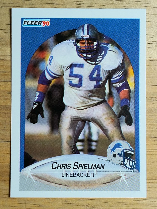 1990 Fleer #286 Chris Spielman