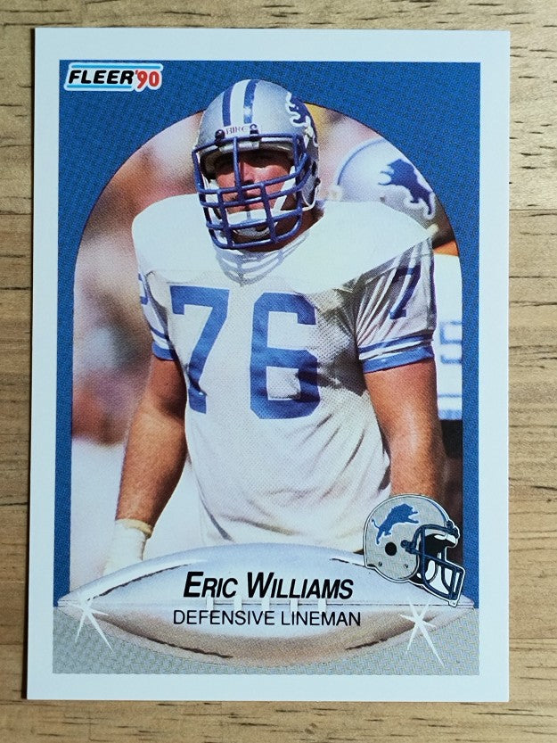 1990 Fleer #287 Eric Williams RC