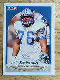 1990 Fleer #287 Eric Williams RC