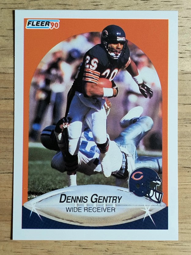 1990 Fleer #292 Dennis Gentry