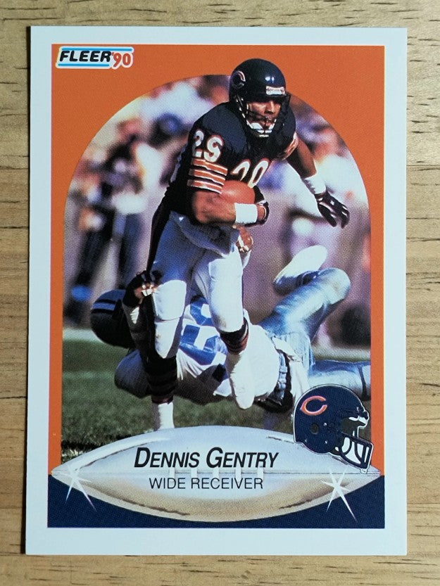 1990 Fleer #292 Dennis Gentry