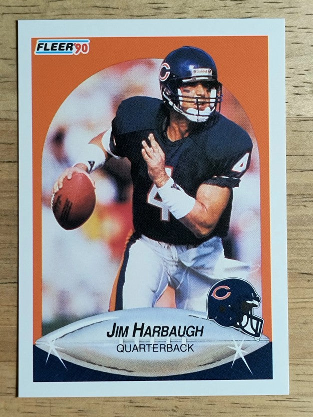 1990 Fleer #293 Jim Harbaugh