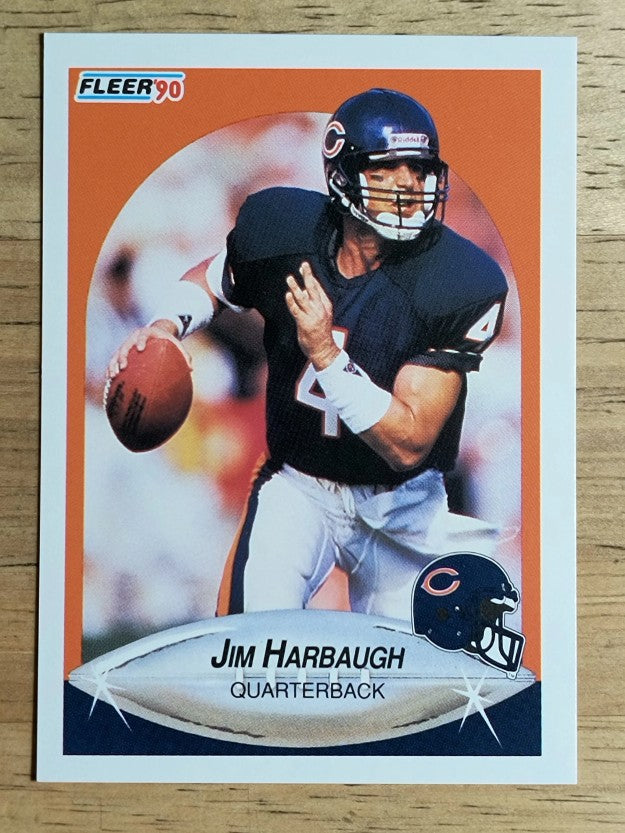 1990 Fleer #293 Jim Harbaugh