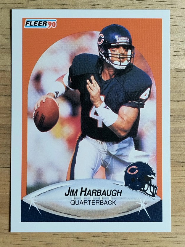 1990 Fleer #293 Jim Harbaugh