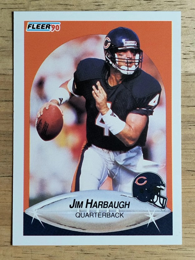 1990 Fleer #293 Jim Harbaugh