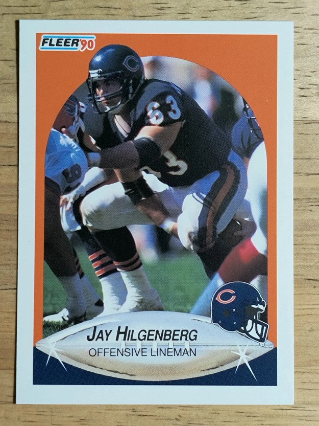 1990 Fleer #294 Jay Hilgenberg