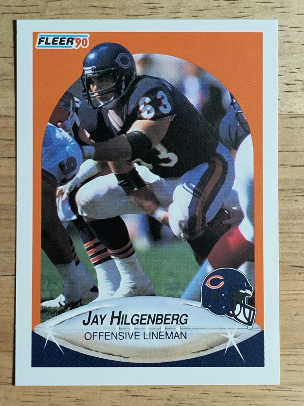 1990 Fleer #294 Jay Hilgenberg