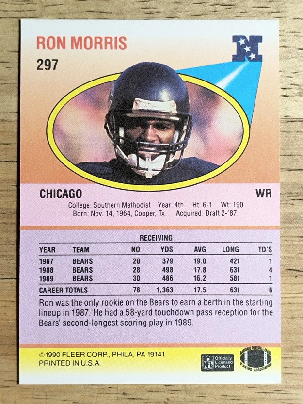 1990 Fleer #297 Ron Morris