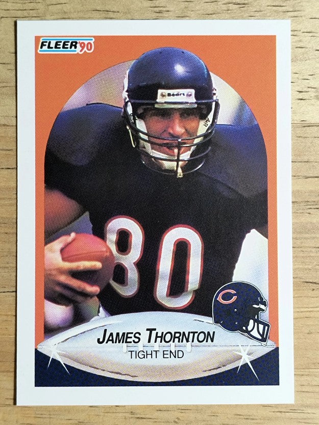 1990 Fleer #300 James Thornton