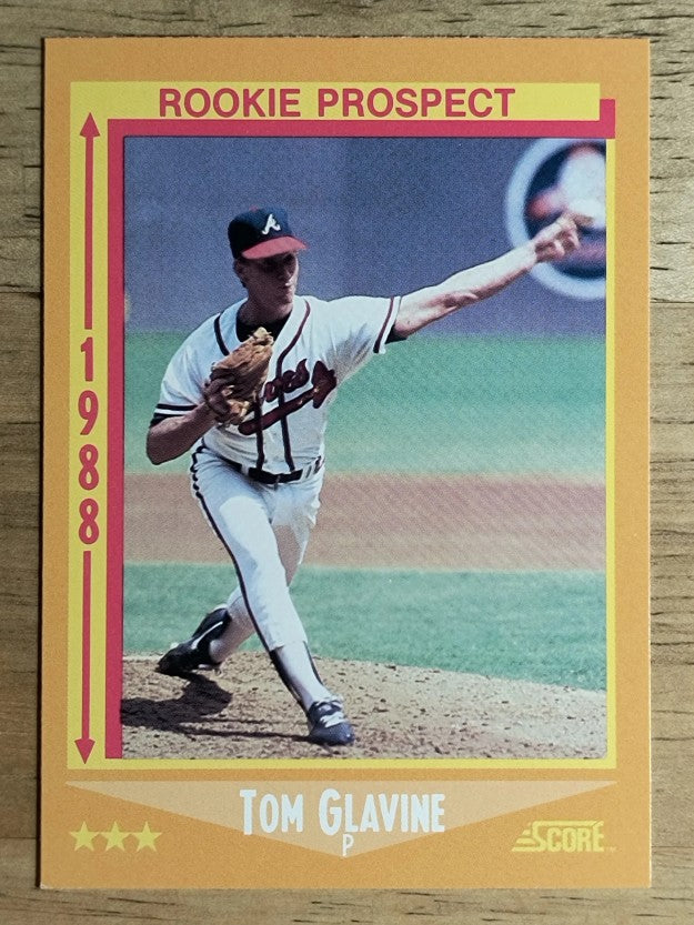 1988 Score #638 Tom Glavine RC