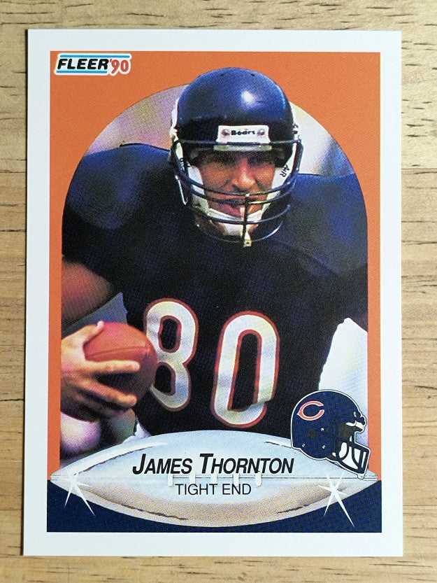 1990 Fleer #300 James Thornton
