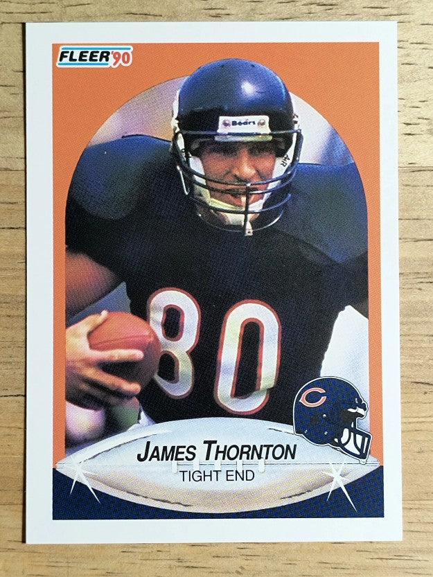 1990 Fleer #300 James Thornton