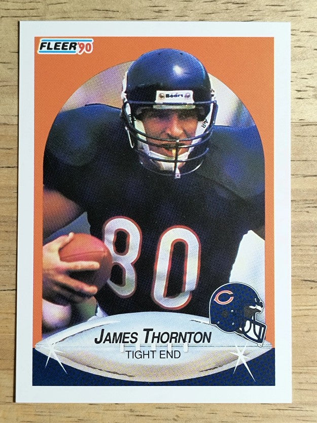 1990 Fleer #300 James Thornton
