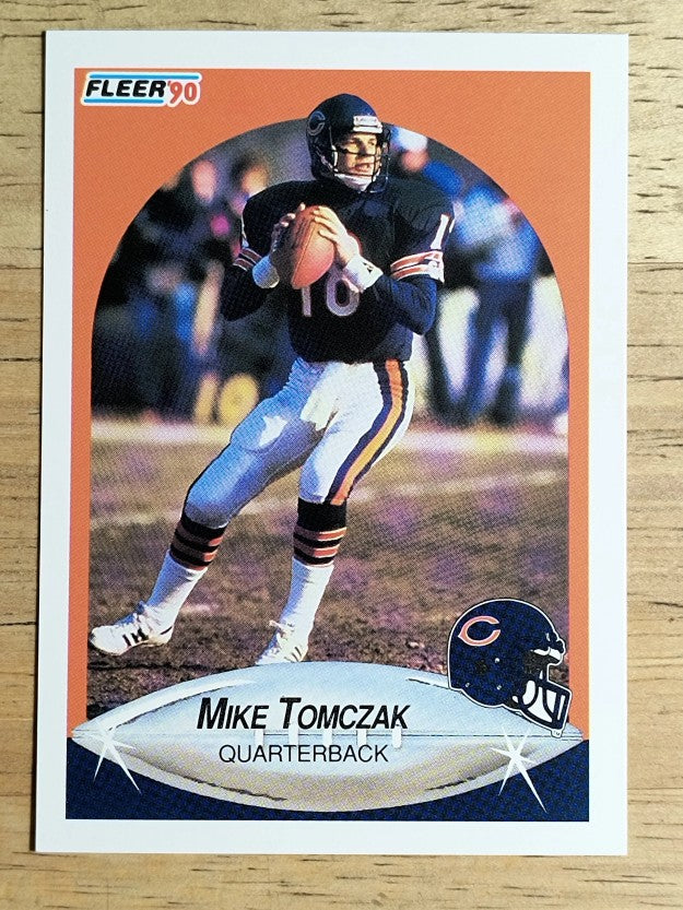 1990 Fleer #301 Mike Tomczak