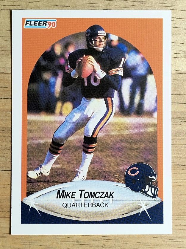 1990 Fleer #301 Mike Tomczak