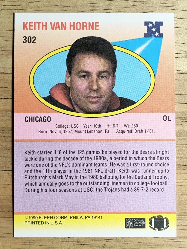 1990 Fleer #302 Keith Van Horne