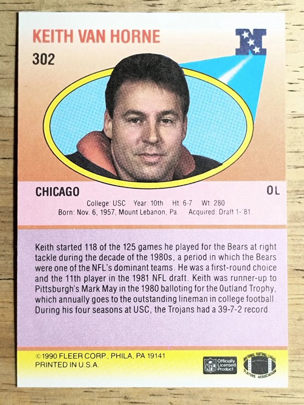 1990 Fleer #302 Keith Van Horne