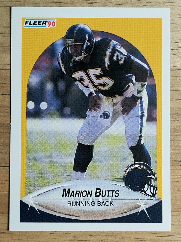 1990 Fleer #305 Marion Butts