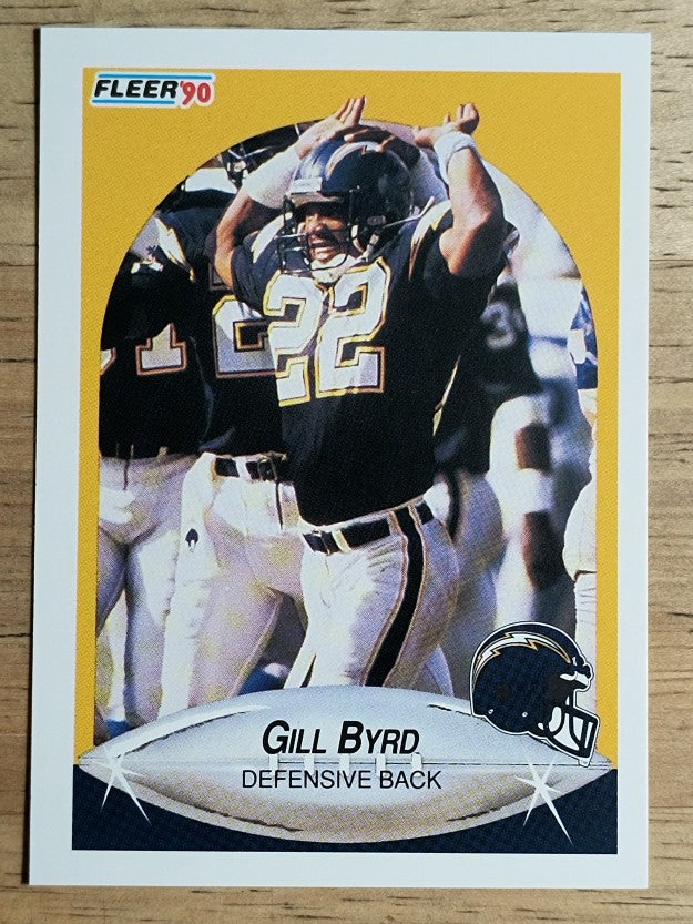 1990 Fleer #306 Gill Byrd