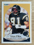 1990 Fleer #312 Leslie O'Neal