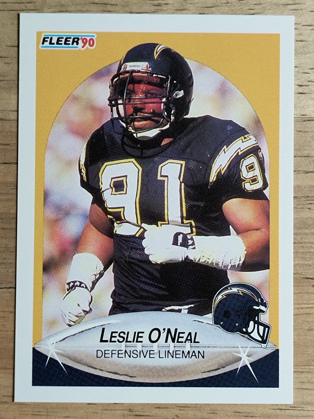 1990 Fleer #312 Leslie O'Neal