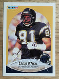 1990 Fleer #312 Leslie O'Neal
