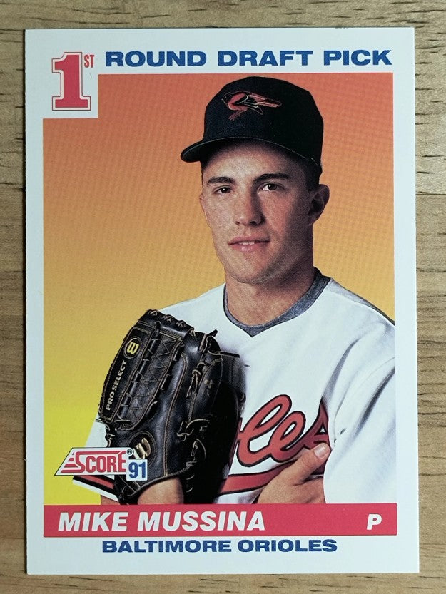 1991 Score #383 Mike Mussina RC