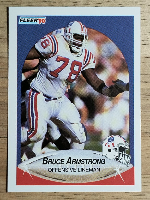 1990 Fleer #317 Bruce Armstrong