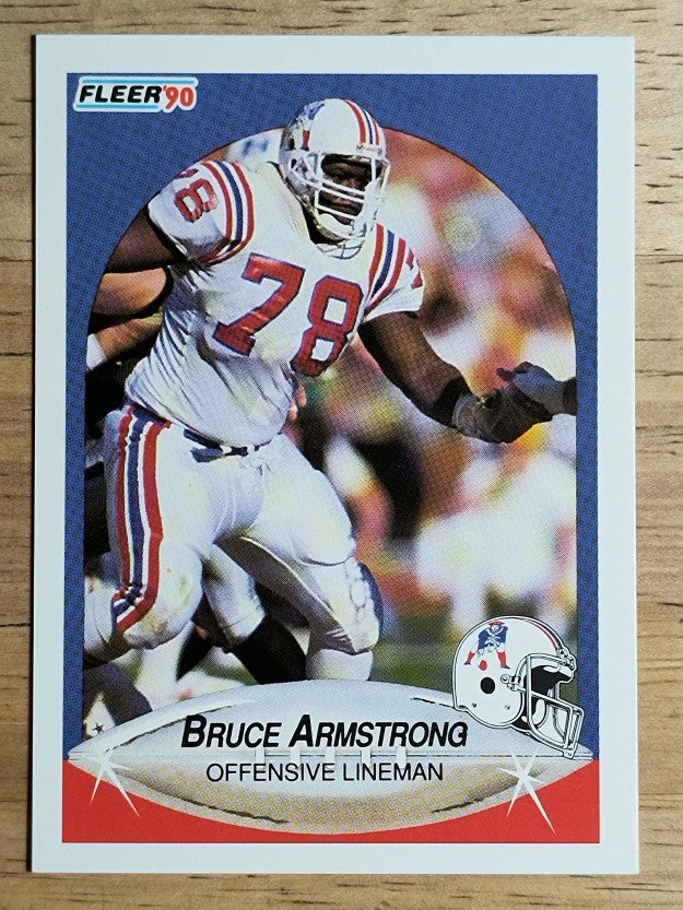 1990 Fleer #317 Bruce Armstrong