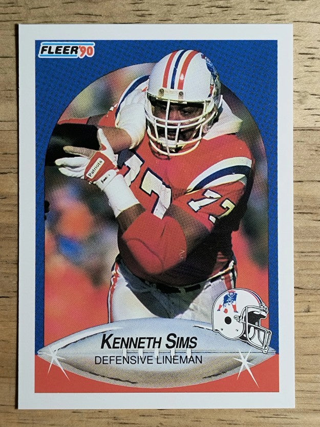 1990 Fleer #327 Kenneth Sims