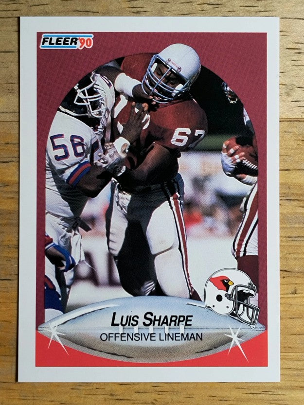 1990 Fleer #338 Luis Sharpe