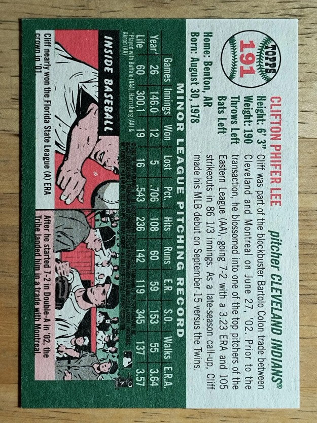 2003 Topps Heritage #191 Cliff Lee