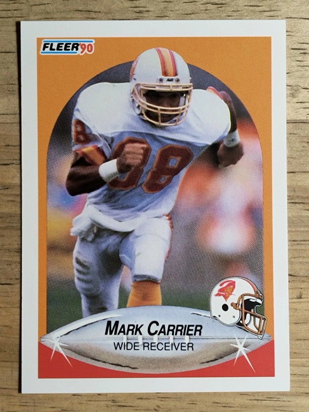 1990 Fleer #343 Mark Carrier WR