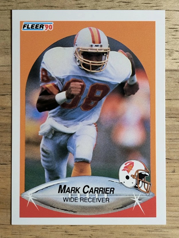 1990 Fleer #343 Mark Carrier WR