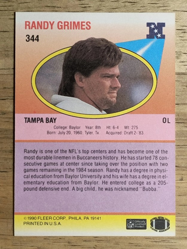 1990 Fleer #344 Randy Grimes