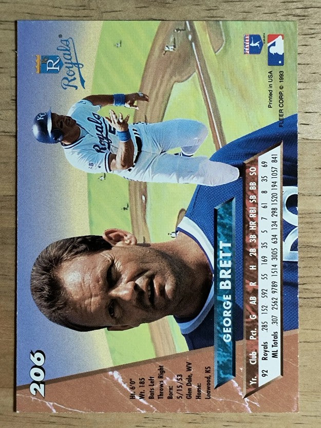1993 Ultra #206 George Brett