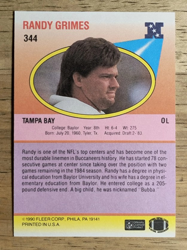 1990 Fleer #344 Randy Grimes