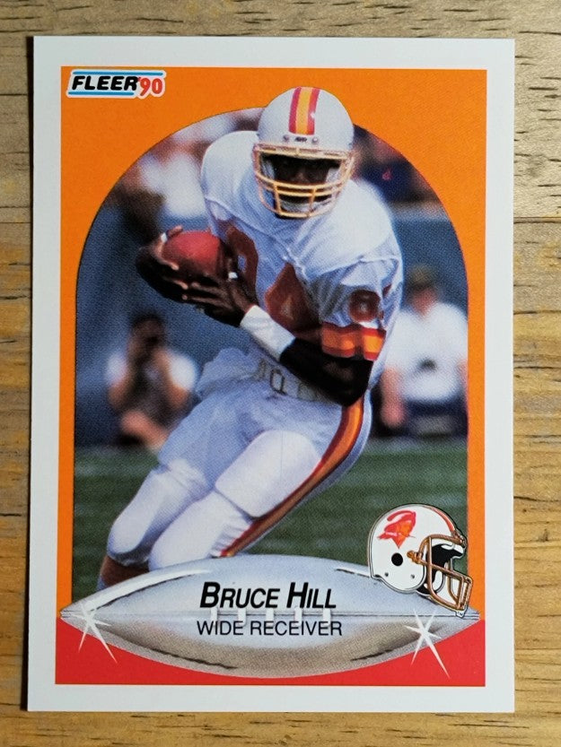 1990 Fleer #348 Bruce Hill