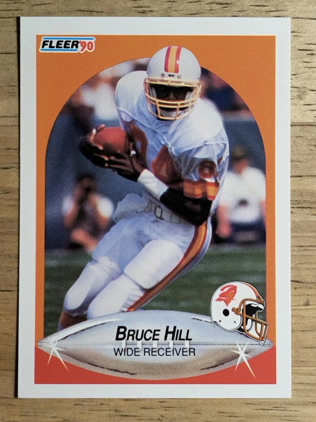 1990 Fleer #348 Bruce Hill